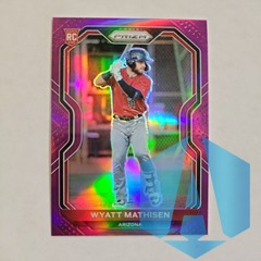 2021 Panini Prizm Purple Prizm Wyatt Mathisen Rookie RC #84 Arizona Diamondbacks